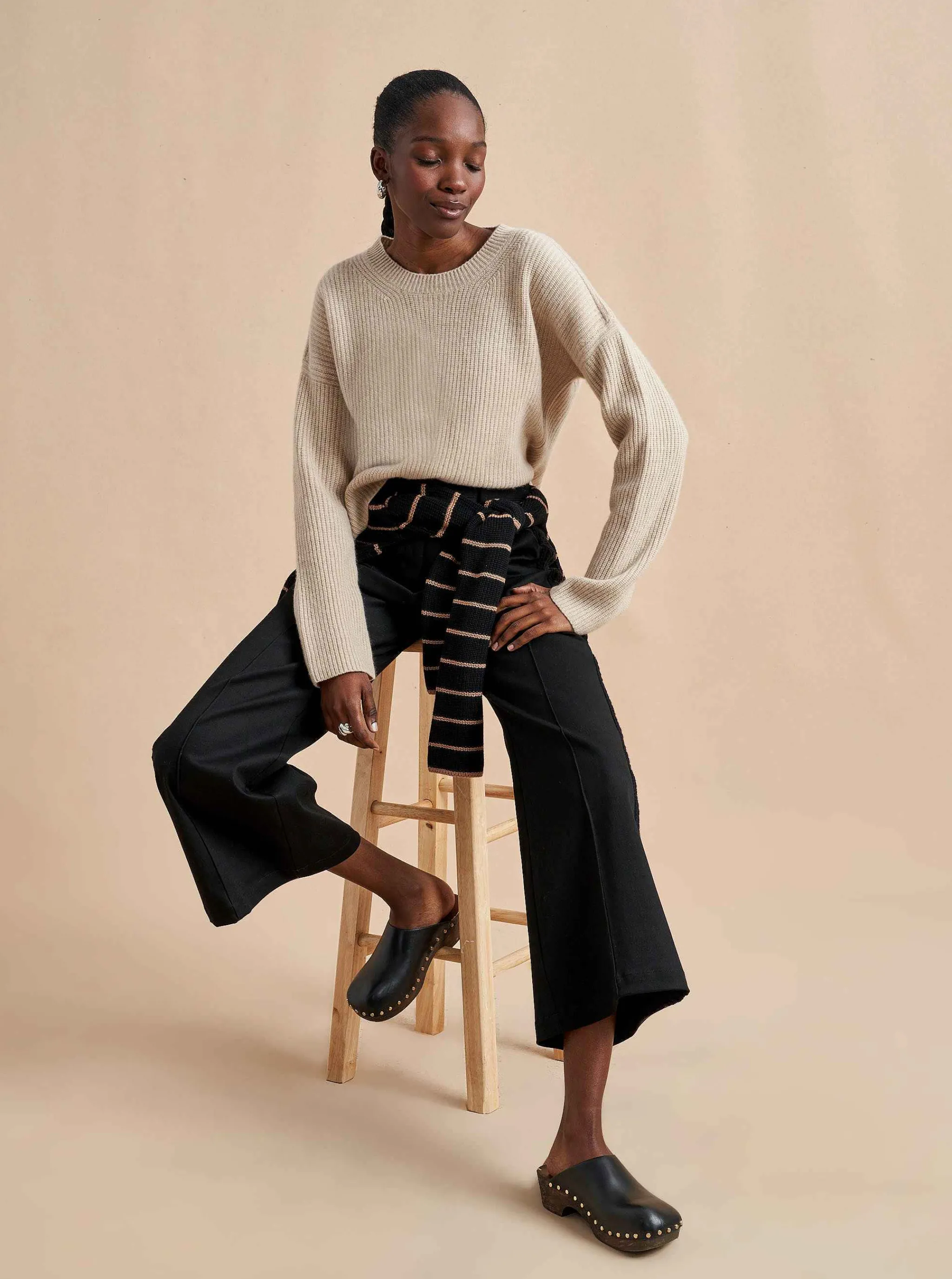 La Ligne Sweaters*Mini Toujours Sweater Tan